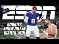Download Lagu Eagles vs. Giants REACTION 🏈 Cam Skattebo \u0026 Jaxson Dart ENERGIZED New York | SC with SVP
