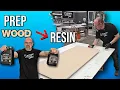 How to get Wood or MDF ready for Resin Countertops - Important steps