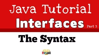 Java Interface Syntax - Part 3