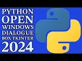 Python Project Use Tkinter To Open Windows Dialogue Box Word File 2024