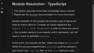 Module Syntax Intro