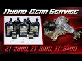 Hydro Gear ZT-2800 ZT-3100 ZT-3400 Service Hydrostat Change