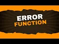 Error Function Analog Communication Lecture - 47 Brainbox