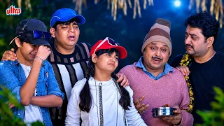 😂🤣बच्चों! हमारी आखरी इच्छा मम्मी से कहना मूली के पराठों में मिर्ची कम डाले, धुआँ निकल रओ है हमाओ! 🔥😜