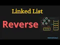 Reverse a linked list without recursion Data Structure Algorithm