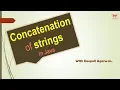 Concatenation of Strings in Java concat Method CORE JAVA Hindi