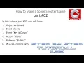 Construct 3 for beginner part Step by Step Tutorial How to Make a Space Shooter Game