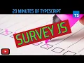 SurveyJS Typescript in 20 Minutes 2021