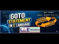 Goto Statement in C Programming Language LnE Educations
