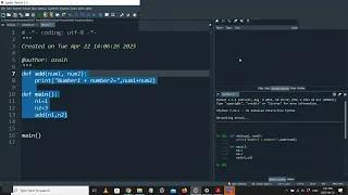 Function with parameters Python from Scratch