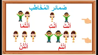 الضمائر  ضمائر المخاطب     دندنها