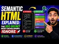 Semantic HTML Explained The SEO Secret Most Developers Ignore