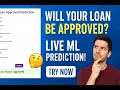 Loan Approval Prediction Using Machine Learning Flask Web App Deployment Tutorial