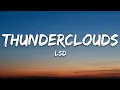 Download Lagu LSD - Thunderclouds (Lyrics) ft. Sia, Diplo, Labrinth