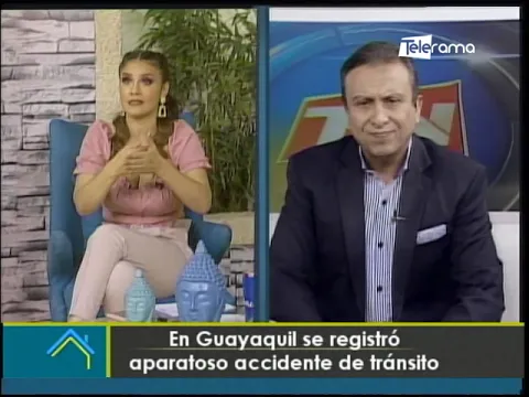En Guayaquil se registró aparatoso accidente de tránsito