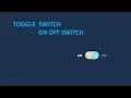 Change the background color with a toggle click using HTML CSS and JavaScript
