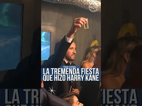 La tremenda fiesta que hizo Harry Kane #harrykane #kane #balondeoro