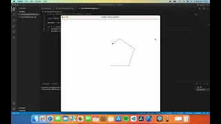 How to make pentagon with TURTLE Module Python