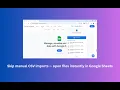 CSV to Spreadsheet - Chrome Extension Demo