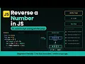 Reverse a Number in JavaScript using while Loop Step-by-Step Dry Run 2026
