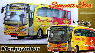 Download Bus Sempati Star | Menggambar Bus Sempati Star   | Bus Sumatera MP3