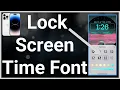 How To Change Time Font On iPhone Lock Screen