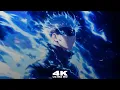 Gojo Saturo 4K With Blue Glowing Aura Live Wallpaper Screensaver