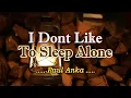 Download Lagu I Don't Like To Sleep Alone - Paul Anka (KARAOKE VERSION)
