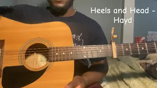heels and head hayd guitar tutorial how to play heels and head 