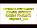 DevOps SysAdmins Apache SetEnvIf failing to match Request - Uri 4 Solutions