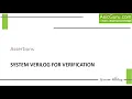 System Verilog Assertions - System Verilog Tutorial