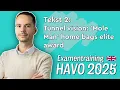 Lagu Engels Examen HAVO 2025 Tijdvak 1 Tekst 2: Tunnel vision: 'Mole Man' home bags elite award