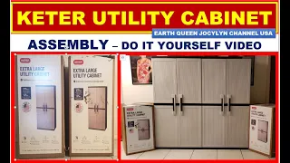 KETER UTILITY CABINET ASSEMBLY DO IT YOURSELF YOU CAN ACHIEVE ANYTHING CHALLENGE YOURSELF