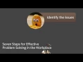 Seven Steps for Effective Problem Solving123