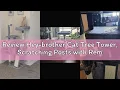 Review Hey-brother Cat Tree Tower Scratching Posts with Removable Toys Cozy Condo Platform Hammo