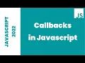 Callbacks in JavaScript Explained Darija