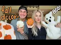 decorating our new house for FALL VLOG