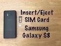 How to Insert Eject SIM card - Samsung Galaxy