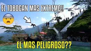 is the most extreme water slide in colombia dangerous la chonta cocorna 