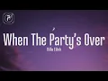 Download Lagu Billie Eilish - When The Party’s Over (Lyrics)