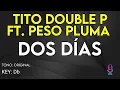 Lagu Tito Double P ft. Peso Pluma - Dos Días - Karaoke Instrumental