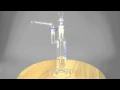 GRAV LABS - Mini Circ Bubbler W 14mm Removable Downstem Mouthpiece Martini Slide