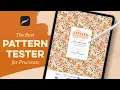 Testing Patterns in Procreate Make Seamless Patterns in HALF THE TIME