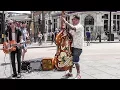 Lagu Rock \u0026 Roll On The Road. Street Music of Camden Town, London