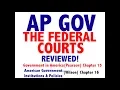 AP GOV Review Chapter 15 The Federal Courts