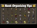 OSRS Bank Organizing Tips Plugins