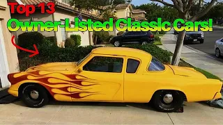 Incredible Deals Top 13 Classic Cars Direct from Owners