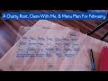 A Chatty Rant Clean With Me Menu Plan For February