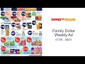 Family Dollar Weekly Ad -