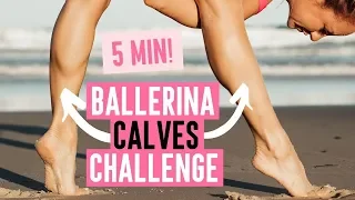 5 Minute Calf Workout For Women Ballerina Calves  5 Minute Calf Workout For Women Ballerina Calves
